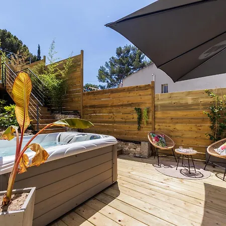 Osmoz En Vau - Jacuzzi, Clim Par Dodo A Apartment Cassis